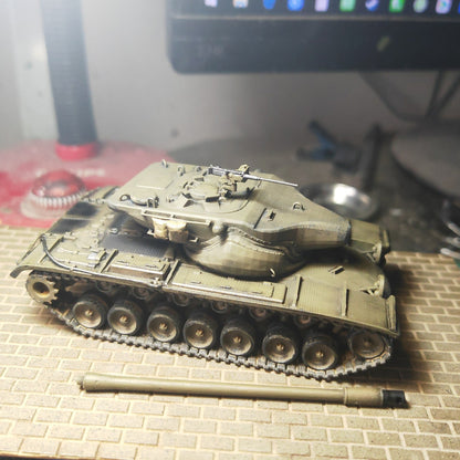 3D Printed 1/72 American T57 Heavy Tank Finished Product