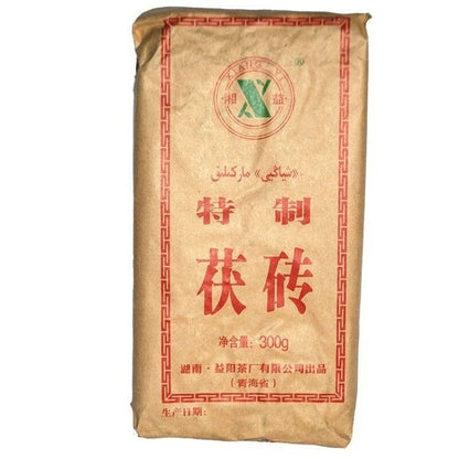 300g Hunan Fu Tea Fucha Special Made Yiyang Anhua Dark Tea Hei Cha Fu Brick Tea