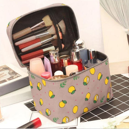Square Cosmetics Storage Bags Travel Pouch Toiletries Organizer S/M/L Polyester