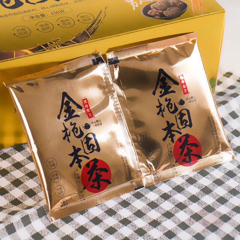 150g Golden gun solid tonic tea ginseng 5 treasure tea men's 29ingredients tea