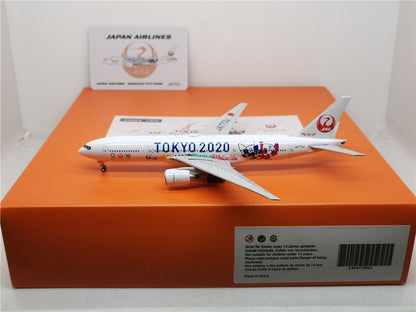 1:400 JC Wings JAL B777-200ER Passenger Airplane Diecast Aircraft Model