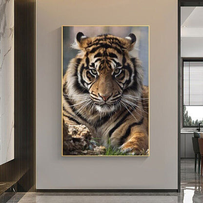 Tiger Canvas Painting Animal Wall Art Poster Prints Wall Picture Home Decor Art