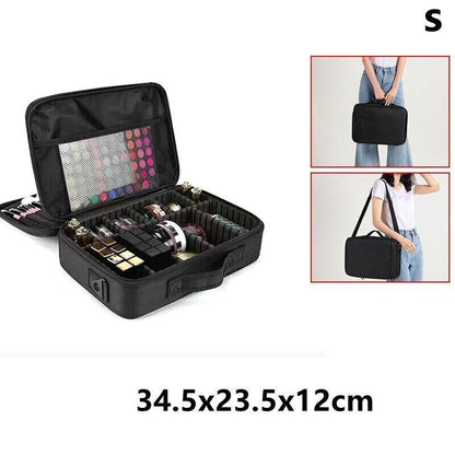 Makeup Bag Embroidered Art Clapboard Makeup Case Cosmetic Bags Women