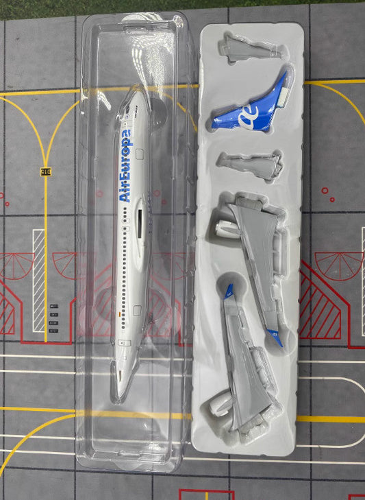 1:200 Hogan AirEuropa Boeing 737 Max 8 Plane Airplane ABS Plastic Aircraft Model