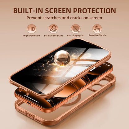 for Iphone 17 Pro Max Case, Compatible with Magsafe, Built-In Privacy Screen Pro