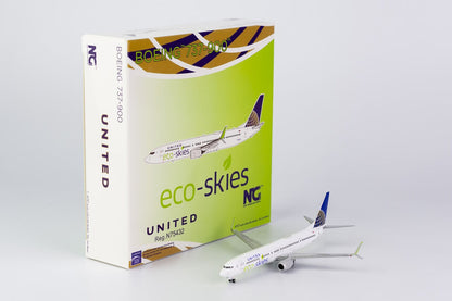 1:400 NG Model UNITED eco-skies BOEING 737-900ER Passenger Plane Diecast Model