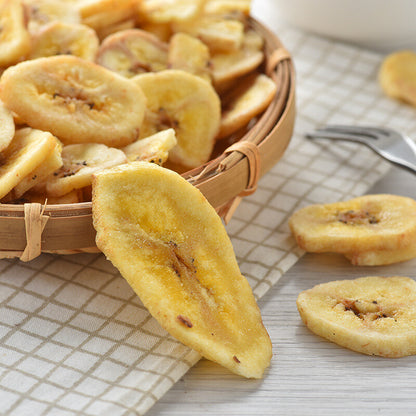 High Quality Dried Banana Chips Canned Snacks Dried Vegetables Fruits- 250g/500g