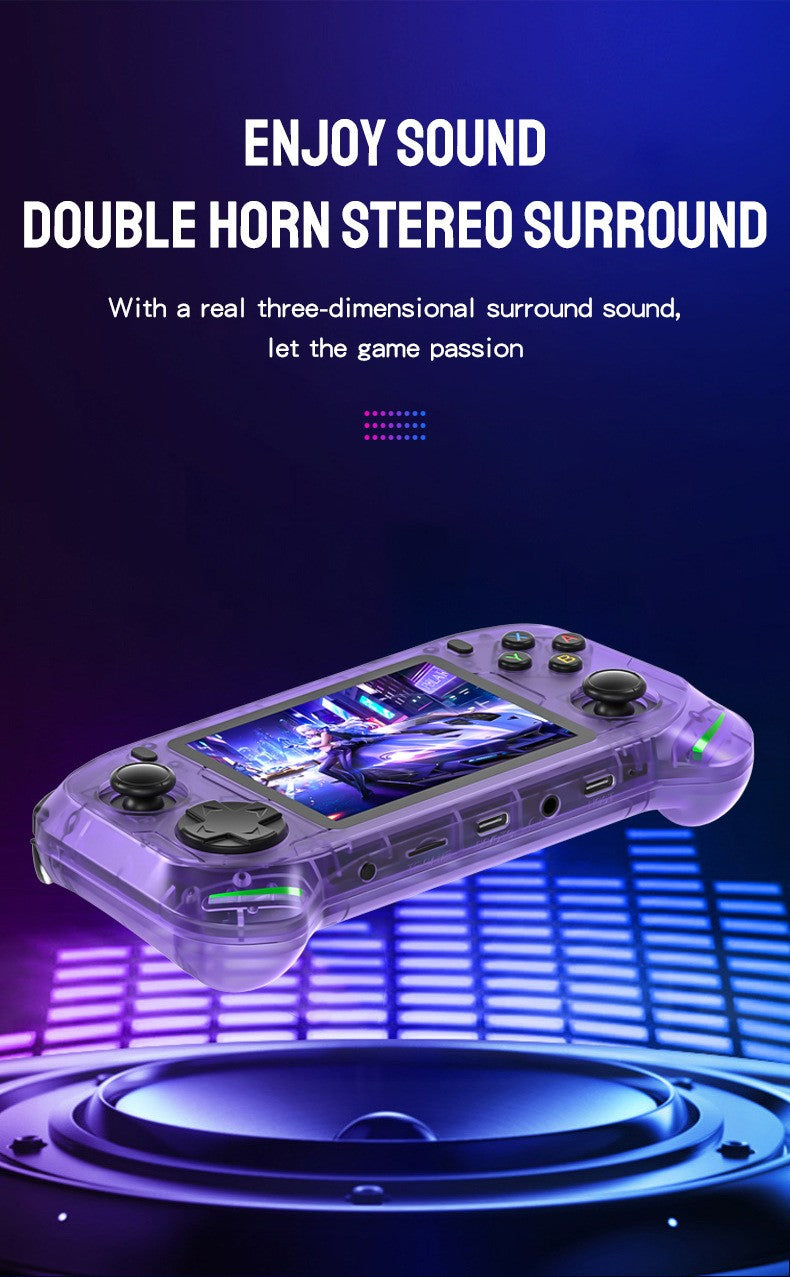 RX6H handheld game console with Linux system and a 3.5-inch high-definition