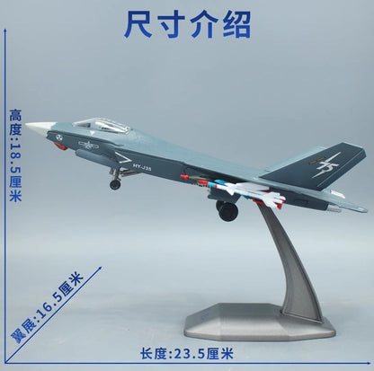 1:72 24CM THE J-35A STEATH CARRIER BASED Fighter Jet Diecast Aircraft Model