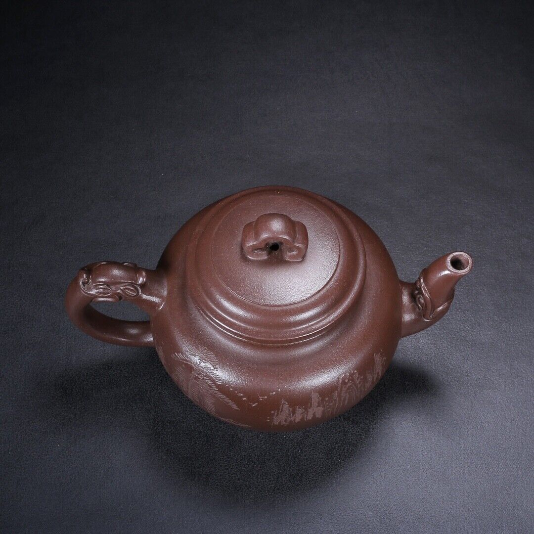 Chinese Yixing Zisha Clay Handmade Exquisite Teapot（掇只 底款：俞国良）