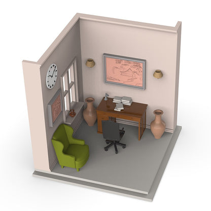 SSMODEL LYT87061 1/87 HO Scene Model A Corner Of The House