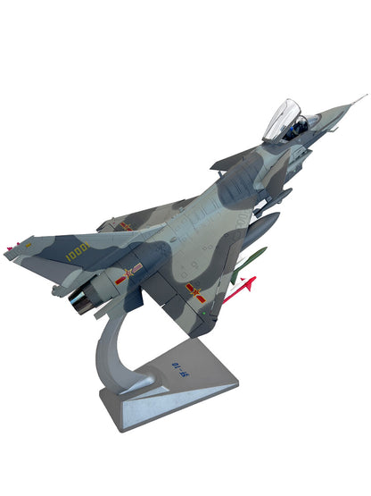 1:30 48CM China Air Force J-10 Fighter Plane Jet Diecast Military Aircraft Model