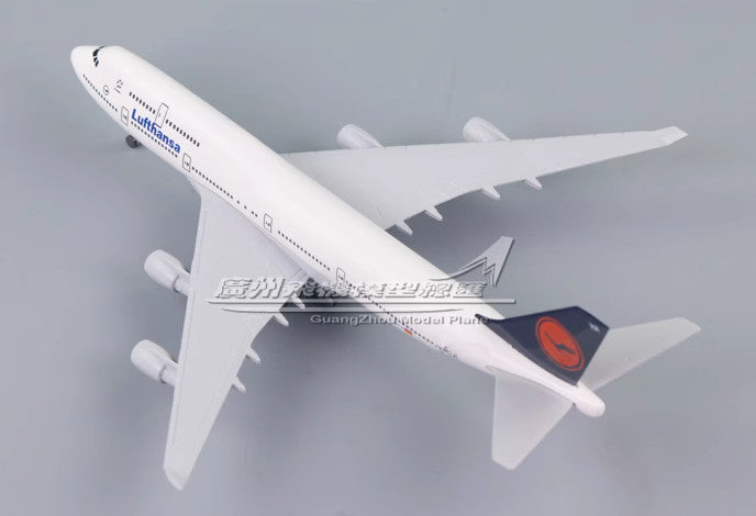 20CM Lufthansa BOEING 747-400 D-ABYA Passenger Aircraft Diecast Airplane Model