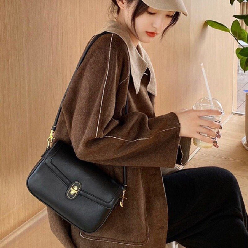 Leather Bags Cow Leather Fashion Shoulder Strap 103-118 CM Purse 23*7.2*14.5 CM