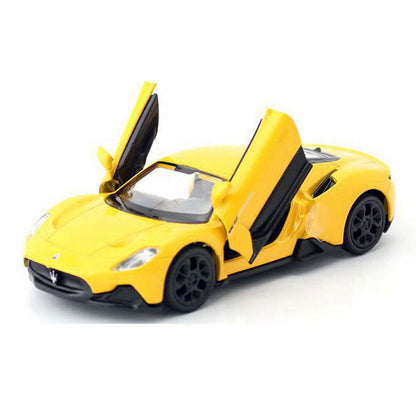 1/36 Scale Maserati MC20 Model Car Diecast Toy Vehicle Kids Toys for Boys Yellow