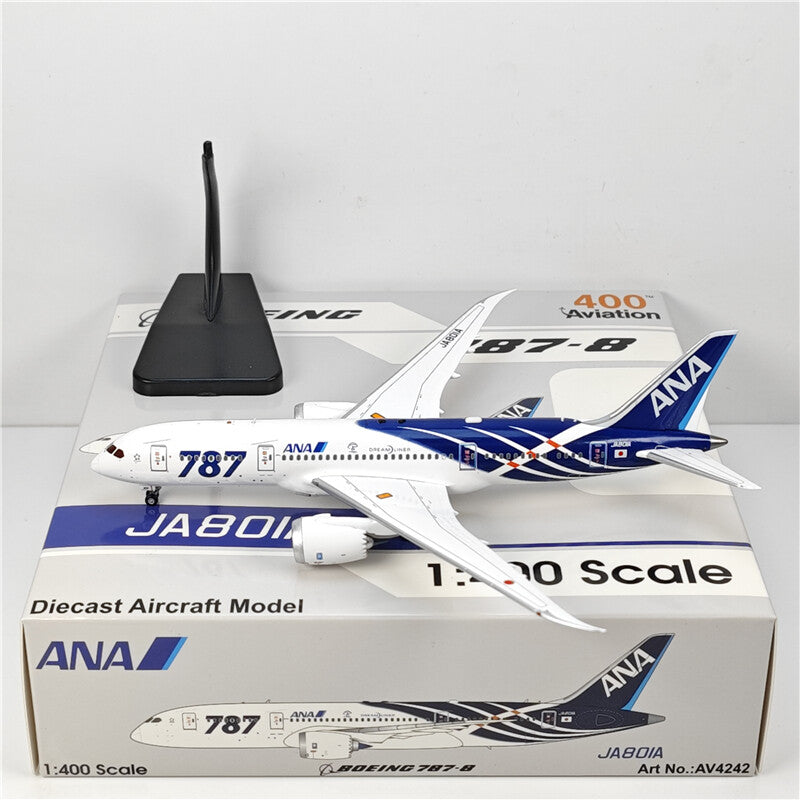 1:400 Aviation ANA BOEING B787-8 Passenger Airplane Diecast Plane Model