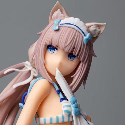 Anime NEKOPARA Vanilla Girl Changing Clothes PVC Figure Statue New No Box 26cm