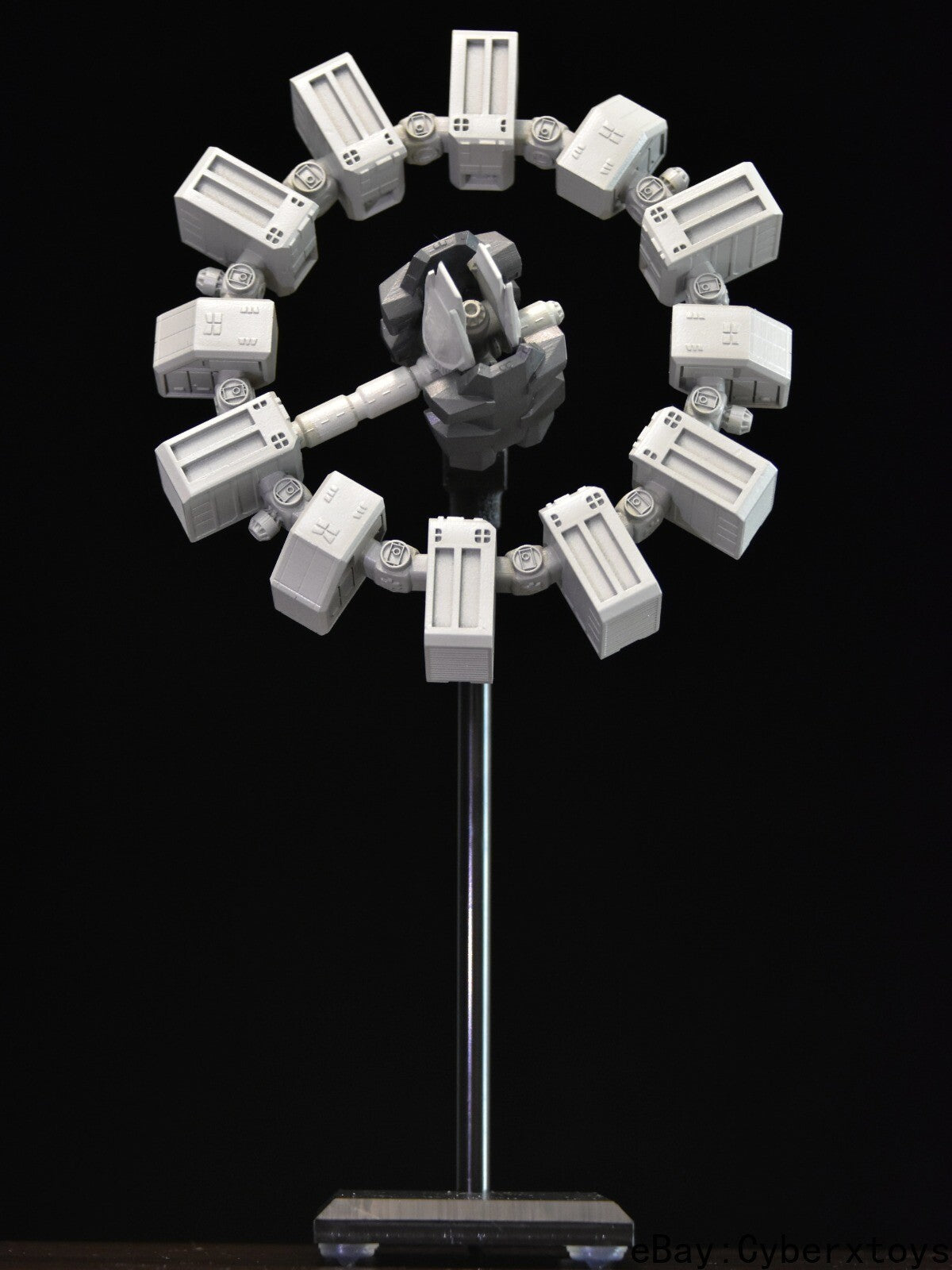 Interstellar Spacecraft Model - Eternal Space Station, Rotatable & Artistic Toy