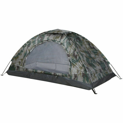 2 Person Beach Tent Ultralight Single Layer Water Resistance Camping Travel Peg