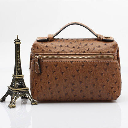 Pattern PU Leather Clutch Bag Women Trendy Make Up Handbag Purse Bag
