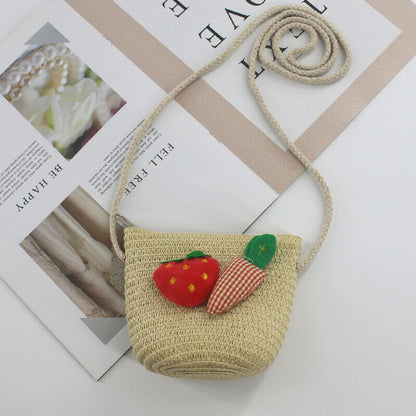 Bag Girl New Kid's Cartoon Bag Mini Cute Crossbody Bag Change Flower Beach Bag