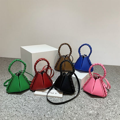 Shoulder Bag Simple Triangle Fashion Small Bag Handbag Purse Travel 16*20*7 CM
