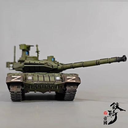 Homemade 1/72 Military Main Battle T90MS Die-cast Tank Model Static Ornament