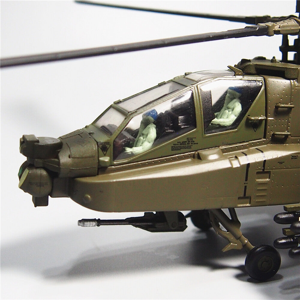 1:72 US Army AH64 Apache gunship alloy model military aircraft model