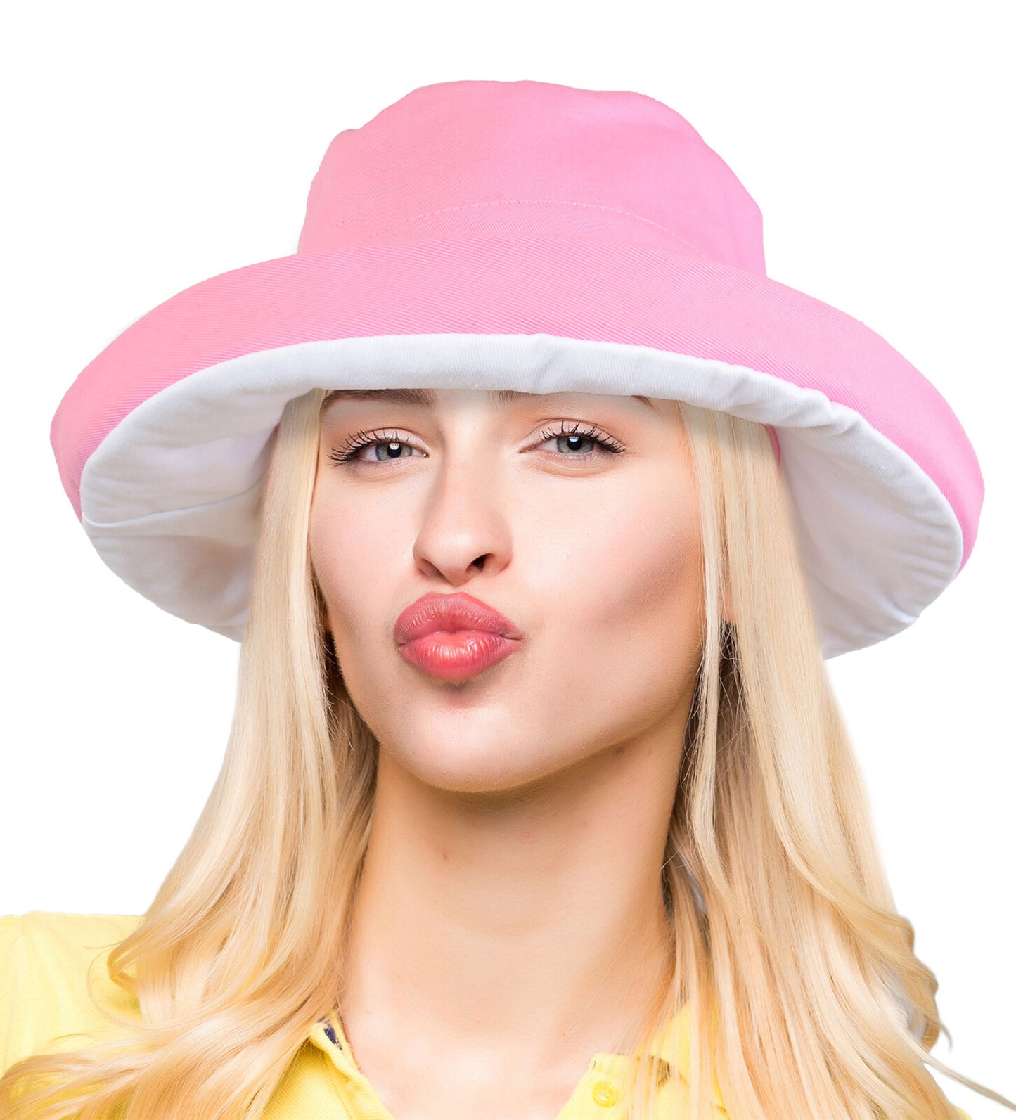 Men Women Wide Brim Sun Hat Breathable Bucket Cap UV Protection Summer Fishing
