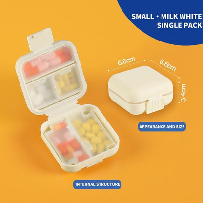 Pill Organizers 8-5 Grids Portable Moisture Proof Travel Medicine Box Container