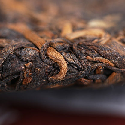 2018 LaoTongZhi Mellow Cake Batch 181 Ripe Puer Yunnan Old Comrade Shu Puerh Tea