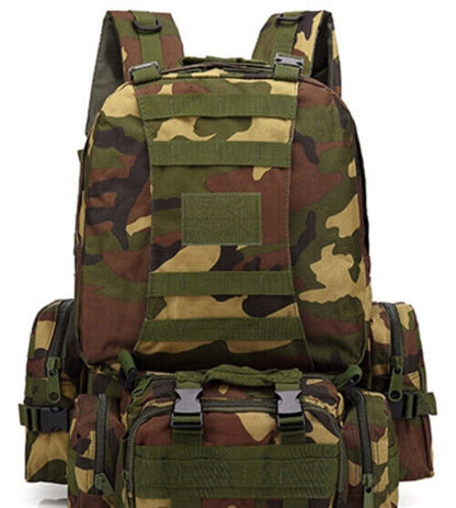 4 in 1 Backpack 55L Tactical Backpack Bag Army Rucksack Outdoor Sport Travel