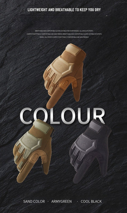 Tactical gloves touch screen training combat anti-skid riding outdoor sports