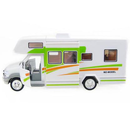 1:28 Luxury Motorhome Camper RV Model Car Diecast Toy Cars Toys for Boys Kids
