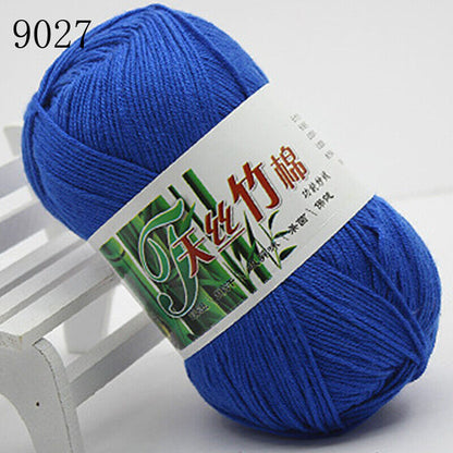 Hot Sale 50g Soft Bamboo Crochet Cotton Yarn Knitting Baby Knit Wool Yarn