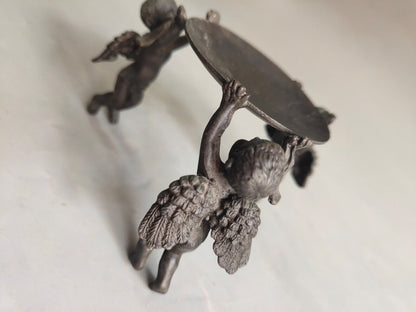 China's ancient pure copper three cat wax platform