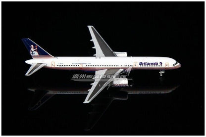 1:400 JC Wings Britannia BOEING 757-200 Passenger Airplane Diecast Plane Model