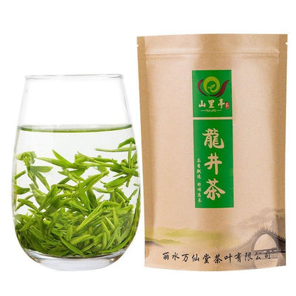250g 2023 Dragon Well Green Tea Luzhou Type Loose Leaf Dragonwell Bean Fragrance