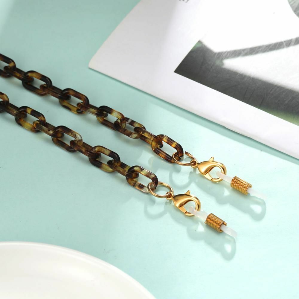 Acrylic Chain Face Mask Necklace Glasses Sunglasses Straps Women Men Neck Holder