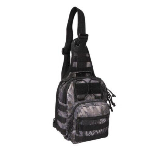 Men's Tactical Chest Bag Outdoor Hiking Climbing Backpack 600D Shoulder Bag