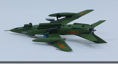 1:72 21CM Chinese Q-5 Fighter Plane Airplane Diecast Military Aircraft Model