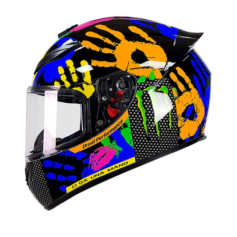 Motorcycle Helmet Full Face Motocross Racing DOT ECE Approved Men's Women's NEW