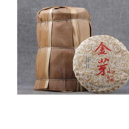 Yunnan Puerh Tea Golden Bud Small Cake Cooked Tea Palace Puerh Tea Cake 100g