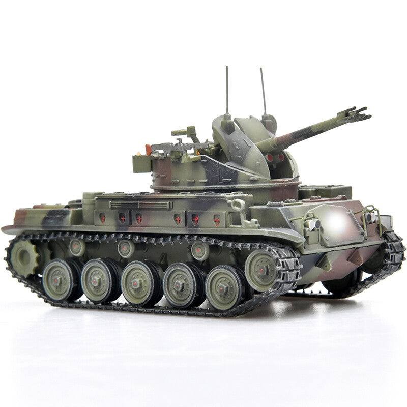 PANZERKAMPF 1/72 M42 Self-Propelled Anti-Aircraft System Camouflage Tank Model