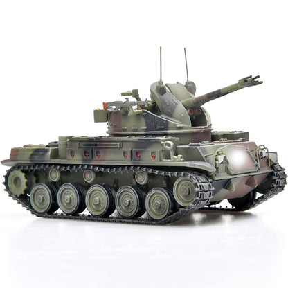 PANZERKAMPF 1/72 M42 Self-Propelled Anti-Aircraft System Camouflage Tank Model