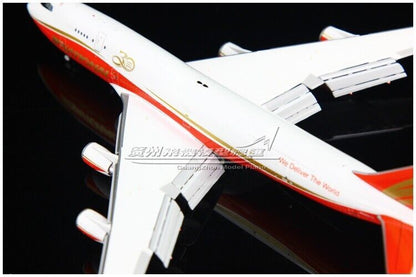 1:400 JC Wings NATIONAL BOEING 747-400 Passenger Plane Flap Down Diecast Model