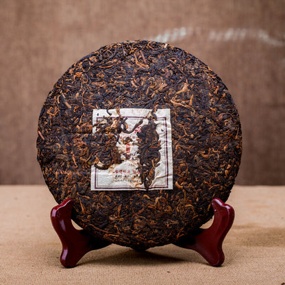 MENGKU Brand Mu Ye Chun Chen Pu-erh Tea Cake 400g Ripe Puer Tea