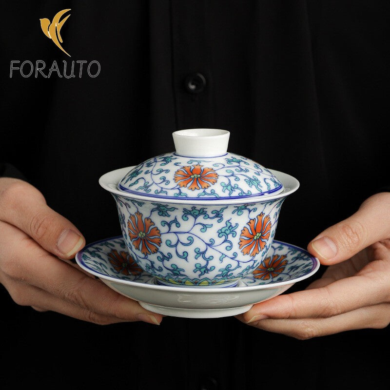 Blue White Porcelain Taiwan Ceramic Dish Lid 165ml, Brand New -
