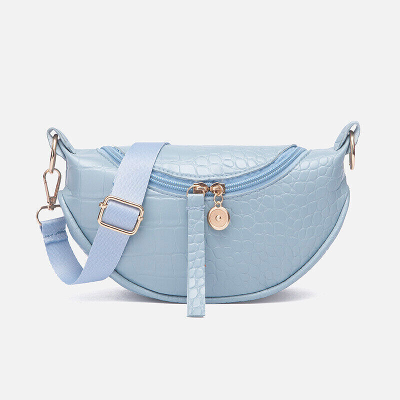 PU Leather Women's Bag Chest Bag Zipper Women's Shoulder Messenger Bag Handbags