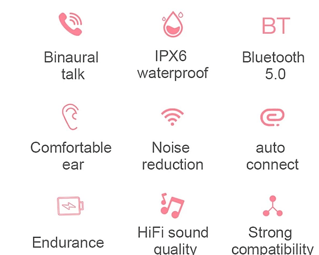 Audifonos inalambricos Bluetooth 5.0 Auriculares Para Cell Telefonos Universal*